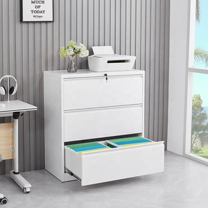 Kim Loại bên 3 ngăn kéo tủ hồ sơ với khóa văn phòng điều hành tài liệu ngăn kéo lưu trữ thép Tủ hồ sơ để bán - Product Image 2
