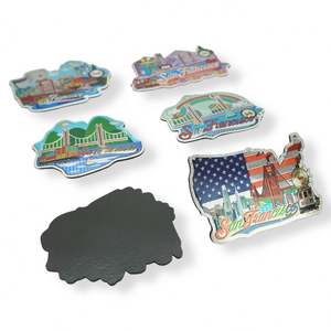 Nuevos imanes de nevera de aluminio con diseño personalizado de París y Santorini - Product Image 5