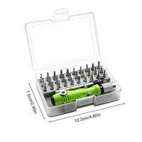 Kit de tournevis de précision en plastique 32 en 1, outil de réparation multifonctionnel pour le démontage et la réparation de téléphones, ordinateurs et appareils électroniques