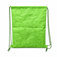 Sac à dos à cordon personnalisé en Tyvek avec logo, léger, en papier DuPont, sac de sport, sac de voyage pour activités de plein air