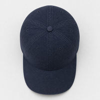 Casquette de baseball structurée à six panneaux en nylon lavé, à calotte moyenne, en sergé, réglable, pour fabricants OEM et propriétaires de marques
