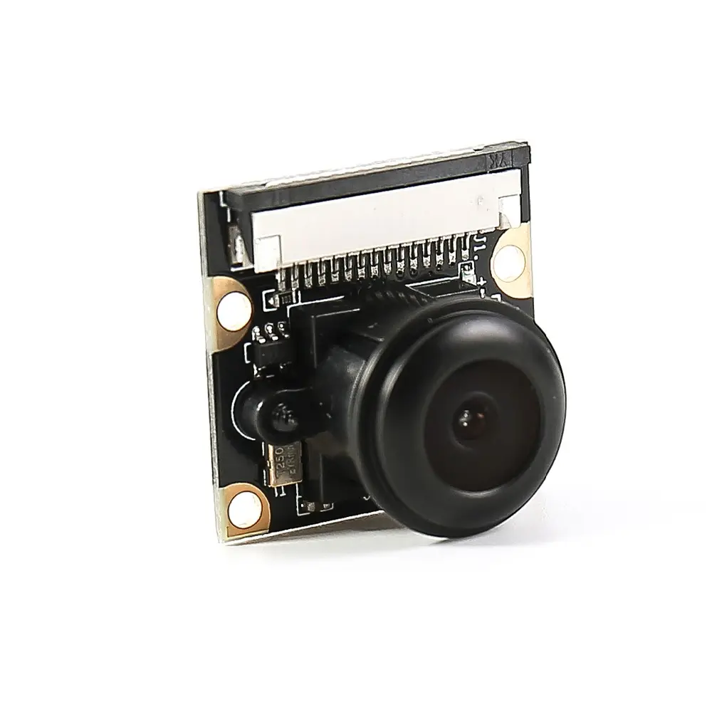 En iyi fiyat 5 Mega piksel OV5647 CMOS sensör 130 derece geniş açı Lens gece görüş ahududu pi 3b kamera