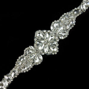 <span class=keywords><strong>Ceinture</strong></span> de <span class=keywords><strong>mariée</strong></span> en cristal clair, tenue de <span class=keywords><strong>mariée</strong></span> élégante, tricotée à la main, imitation diamant et strass appliqués, pour robe de <span class=keywords><strong>mariée</strong></span> - Product Image 3