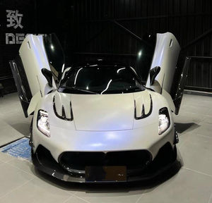 Kit de cuerpo de fibra de carbono seco de alta calidad para <span class=keywords><strong>Maserati</strong></span> Mc20 Upgrade SD estilo falda de labio delantero difusor trasero Spoiler BodyKit - Product Image 2