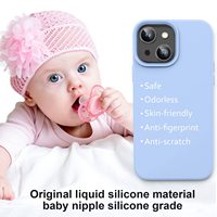 Coque de téléphone en silicone souple VAWI S002 pour iPhone X~17 Series, antichoc, antidérapante, protection tendance, accessoire mobile