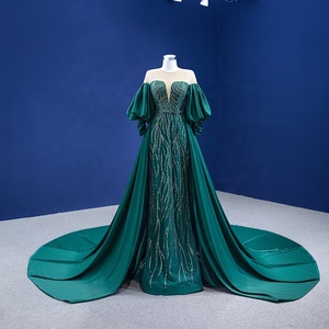 Rsm67428 Nouvelle robe de soirée verte à sequins luxueuse et élégante - Product Image 1
