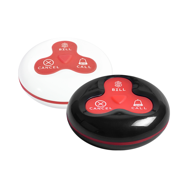 Restaurant Table Ring Bell Call System Waiter Service Call Button 3 Keys Pagers