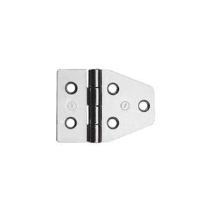 CHARNIÈRE EN ACIER INOXYDABLE POUR MEUBLE NAUTIQUE ART. 852IN 40x55mm - Product Image 2