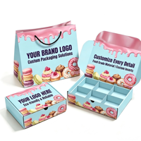 Boîtes d'expédition en carton ondulé en gros avec sacs en carton blanc pour macarons, emballage personnalisé en vrac, société de distribution