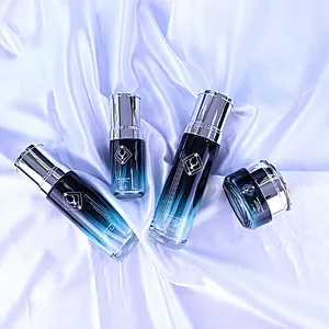 1/3 oz 6 8 10 ml cobalto azul de vidro, bola de rolo para cosméticos perfume óleo essencial com tampa do parafuso preto