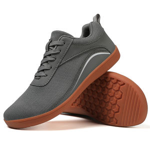 Chaussures de course légères et décontractées avec logo personnalisé, chaussures de sport minimalistes, semelle zéro drop, large boîte à orteils, chaussures pieds nus pour hommes et femmes - Product Image 4