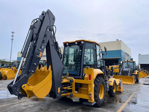 لودر صيني الصنع بسعة 8.2 طن مع دلو 1 متر مكعب ومثقاب ومطرقة ومحراث، آلة تحريك التربة XC8-S2570، حفار خلفي ولودر أمامي - Product Image 3
