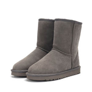 Botas de nieve impermeables de tubo medio para mujer con forro de algodón acolchado de terciopelo - Product Image 2