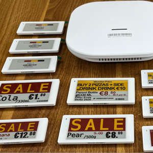 Étiquettes de prix numériques E Ink NFC E-Paper EPD ESP32 API SPI 2.4GHz Logiciel Bluetooth BLE5.0, étiquettes de rayon électroniques ESL - Product Image 3