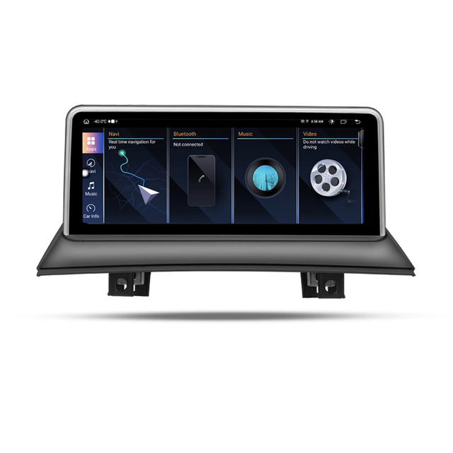 10.25" Android 14 IPS LCD Car Radio for BMW X3 E83 2004-2010 with RGB Amplifier Wireless CarPlay GPS WiFi DSP OBD2 CD Player TV