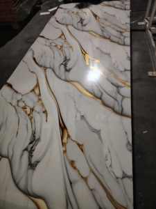 Hot Bán 120Cm * 3M Đá Cẩm Thạch Đá Bọt Hình Nền Cuộn Cao Bóng PVC Vỏ Và Dính Đá Cẩm Thạch Gạch Cho Phòng Khách - Product Image 5