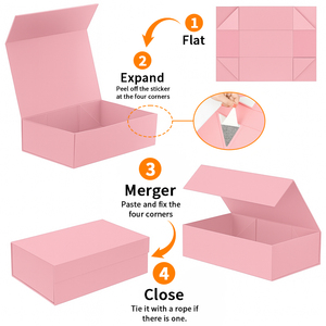 กล่องแม่เหล็กกระดาษแข็งแข็งสำหรับใส่อาหารคาเวียร์วัสดุเป็นมิตรกับสิ่งแวดล้อมกล่องใส่ของขวัญหรูหรา - Product Image 3