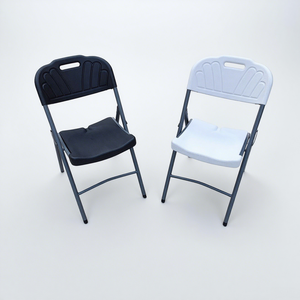 كرسي قابل للطي من البلاستيك HDPE للاستخدام الخارجي، خفيف الوزن، مقاوم للماء، متين، سهل الحمل، بتصميم عصري، مناسب للمستشفيات والمطاعم - Product Image 6