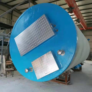 Dewei Fiberglass Integrated Pump Station BZ-88 Underground Rainwater Sewage Lifting Prefabricated Water Treatment - Product Image 2