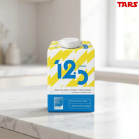 Boîte de carton aseptique Brik 500 ml pour jus et thé, boisson aux fruits tropicaux, finition brillante/mate, fabricant OEM ODM, marque privée