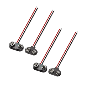 <b>Battery</b> Holder with T/I-Type Connector Button Interface <b>Cable</b> Length <b>Battery</b> Cap Clip - Product Image 1