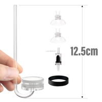 Diffuseur d'atomiseur CO2 Neo à fond plat en acrylique transparent et écologique pour aquarium, plantes aquatiques, aquarium de poissons, salon