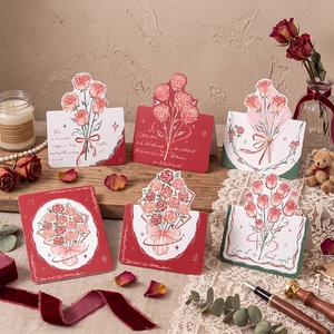 Carte de vœux florale 3D en papier style Instagram pour la Saint-Valentin, la Fête des Mères et la Fête des Enseignants, disponible sur AliExpress (vente transfrontalière) - Product Image 1