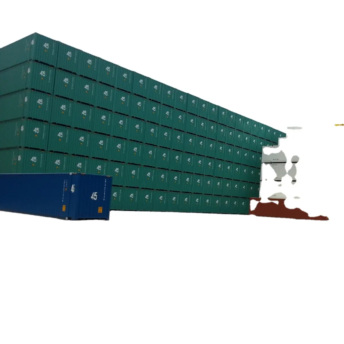 Китайская лучшая компания по продаже контейнеров обеспечивает новый и Подержанный грузовой контейнер 20 футов 40 футов 40 хq