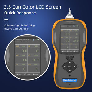Bomba multiportátil 6 en 1, detector de gas, analizador de gas, H2S, O3, NO2, NH3, PH3, CH4, CO2, SO2, VOC - Product Image 6