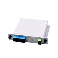 Répartiteur PLC à fibre optique FTTH FTTX SC APC UPC 1x2 1x4 G657A1 Monomode Type Cassette Enfichable