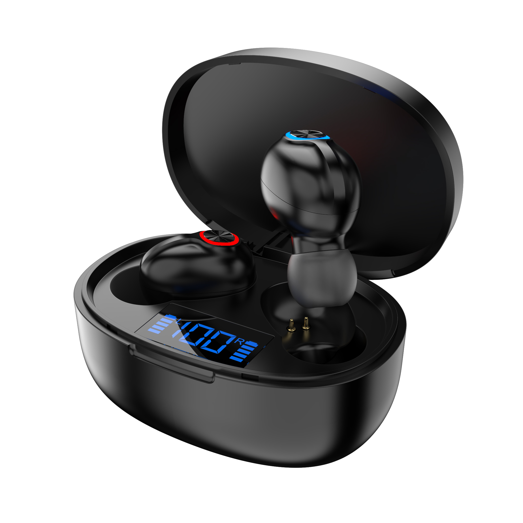 Лидер продаж, шумоподавляющие спортивные наушники BT5.0, беспроводные наушники с внешним аккумулятором и дисплеем