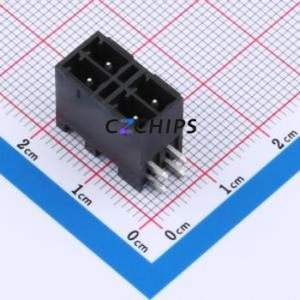 DB2ERHB-3.5-2*2P-BK Plug-in Terminal Block Bent Lead Through Hole,P=3.5mm Board-to-Board / Socket - Closed 2x2P 3.5mm Black - Product Image 1