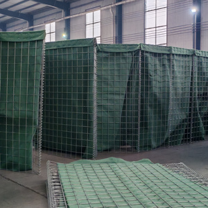 Tường chắn khẩn cấp của nhà máy Hà Bắc-Rọ lưới và bao cát được sử dụng làm rào cản phòng chống Lũ lụt - Product Image 3