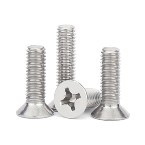 <span class=keywords><strong>Csk</strong></span> A2-70 A4-80 thép không gỉ 1.25 phẳng chéo lõm chìm đầu máy vít M6 M8 vít - Product Image 3