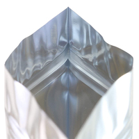 Sacs Doypack Autoportants Refermables en Mylar Argenté Brillant avec Fermeture Zip, Hermétiques pour Stockage Alimentaire, Sachets Souples