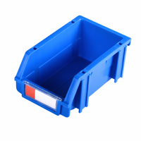Boîte de rangement inclinée en plastique Yunuoxi 160mm 100mm 74mm, empilable, avec porte-étiquette, vente en gros usine