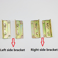 Support d'angle en acier pour cadre de lit, avec broches de positionnement, connecteur de fixation robuste pour sommier de lit