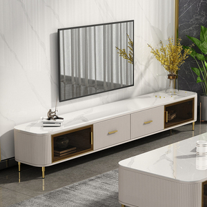 Home Furniture Living Room Sets Hot Sale Luxury TV Cabinets Modern Wood TV Cabinet Stand With Drawer