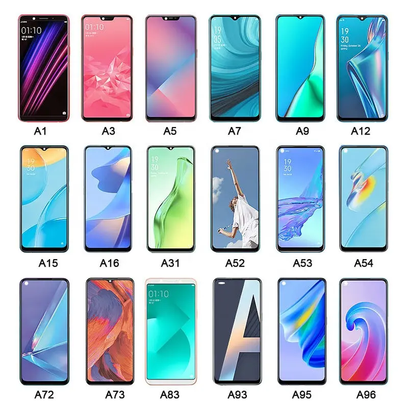 Mobile Phone LCD For OPPO A1k A3 A3s A5 A5s A9 A15 A15s A16 A31 A37 A53 A54 A55 A57 A73 A83 A94 A95 5G LCDs Touch Screen Display