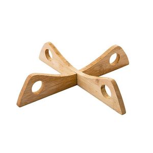 Support en bambou écologique détachable - et porte-casseroles pour la cuisine - Product Image 1