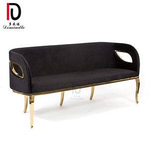 Moderne edelstahl rot samt sitz und zurück gold beine hochzeit vogue <span class=keywords><strong>sofa</strong></span> - Product Image 6