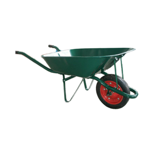 Concrete Steel Tray Wheelbarrow, Construction <strong>Wheel</strong> <strong>Barrow</strong>, Single <strong>Wheel</strong> Heavy Duty Wheelbarrow With Rubeer and PU Foam <strong>Wheels</strong> - Product Image 6