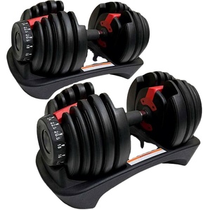 Instring Fitness Gym Equipment 24kg 40kg 55lb Freeweights Lifting Bodybuilding <b>Dumbbell</b> 24kg Adjustable <b>Dumbbell</b> - Product Image 1