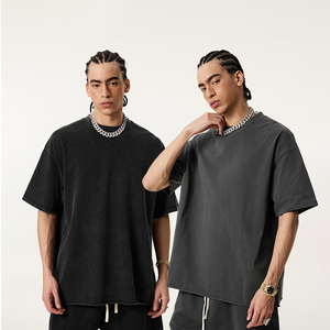 Camisetas Casuales de Manga Corta para Hombre, 100% Algodón, Tallas Grandes, Estilo Vintage, Antiarrugas, con Diseño Personalizado, Venta al Por Mayor - Product Image 3