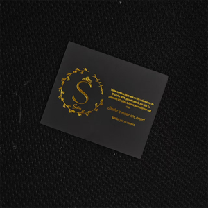 Tùy chỉnh lá vàng thẻ kinh doanh với lá vàng logo dập nóng, giấy nghệ thuật miễn phí thiết kế doanh nghiệp truy cập thẻ kinh doanh - Product Image 2