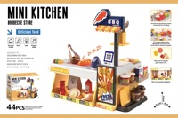 Nouveau design : Jouets de cuisine d'imitation, ensemble de cuisine, jouets de cuisson, aliments qui changent de couleur, restaurant de restauration rapide, table à manger, maison de jeu