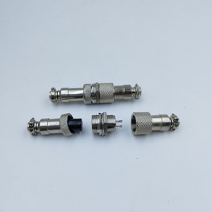 Conector de aviación enchufable GX12, 2-7 pines, cobre plateado, M12, retardante de fuego de alta frecuencia para uso industrial - Product Image 2