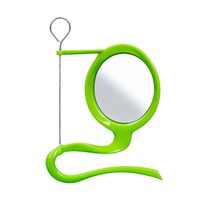 Mangeoire à oiseaux en plastique écologique, support en forme de pivoine tigrée, panier suspendu pour fruits et légumes, miroir, fourchette à fruits pour oiseaux, fournitures