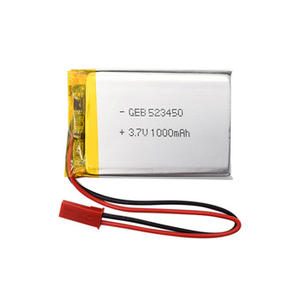 High quality manufacturer drop shipping polymer lithium battery <span class=keywords><strong>3</strong></span>,7 V 523450 1000mAh 1AH battery Bluetooth headset - Product Image 2