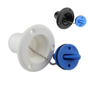 Remplisseur de pont de bateau ABS blanc noir 38mm (1-1/2 ") couvercle de <span class=keywords><strong>trappe</strong></span> d'eau couvercle de réservoir de carburant Kayak RV accessoires marins - Product Image 6